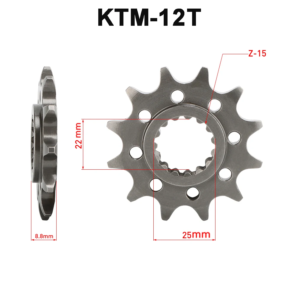

Цепная звездочка NIBBI для мотоцикла 520, 13 зубьев, передняя звездочка для KTM Honda CRF250 Yamaha Pit Dirt Bikes, детали для внедорожных мотоциклов