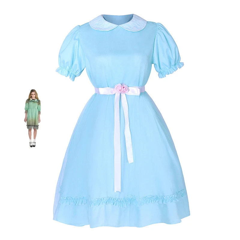 Сияющий костюм для косплея девочек платье-близнец ужасный любимый жуткий убийца