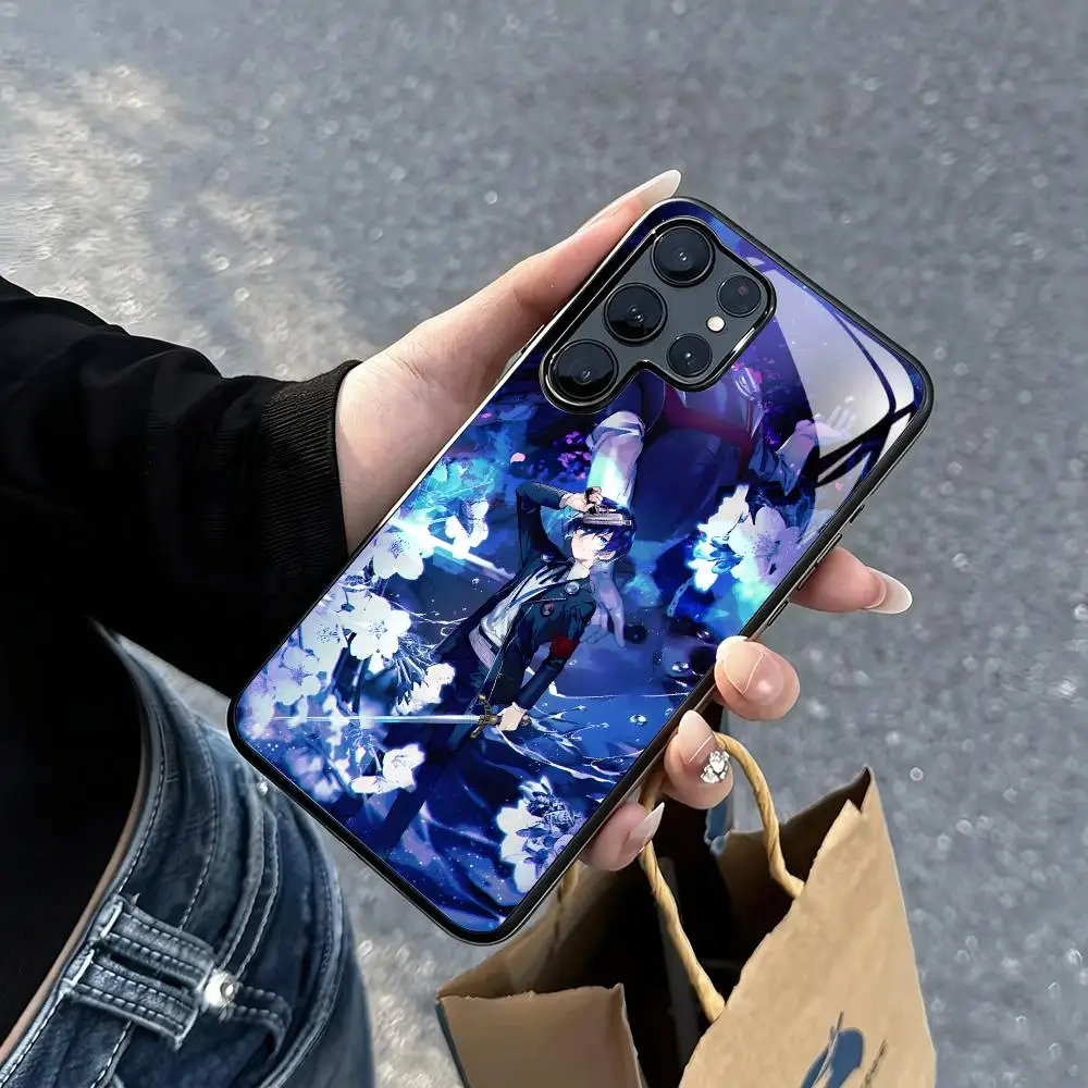 Фото Чехол для телефона Game Persona 3 R-Reload для Samsung S26 S25 S24 S23 S22 S21 S20 Plus Ultra Fold A, стеклянный магнитный чехол №2