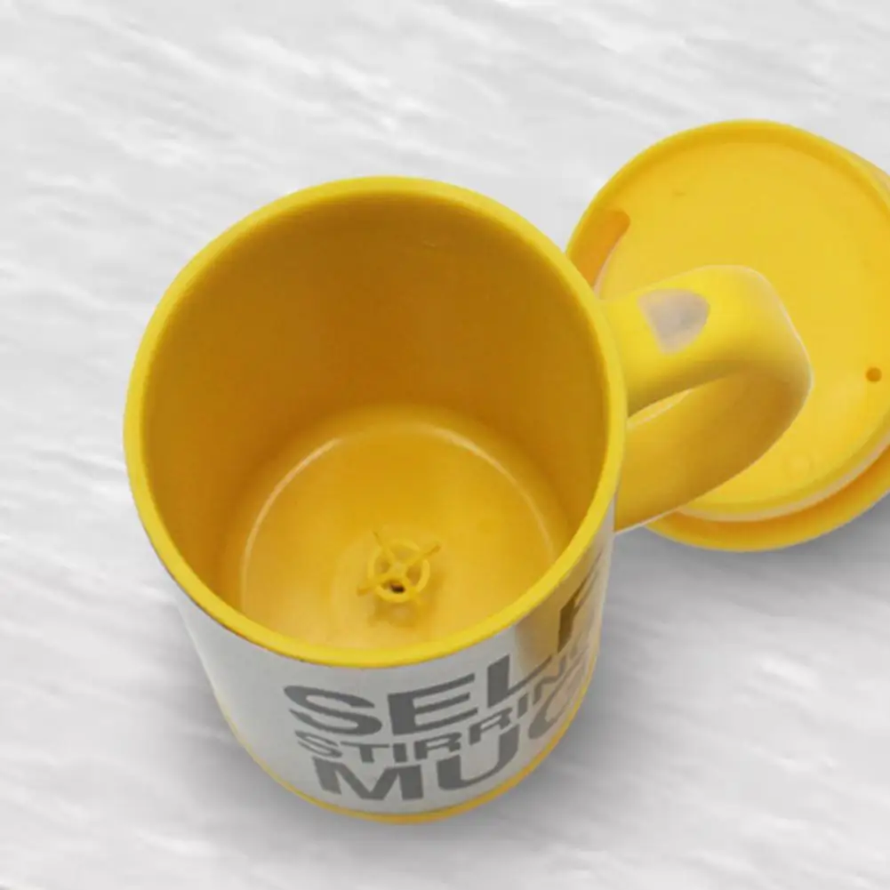 

400ml Useful Mixer Cup Multi-function Milk Mixing Cup Convenient Coffee Tea Hot Chocolate Milk Spinning Mug Heat Resistant
