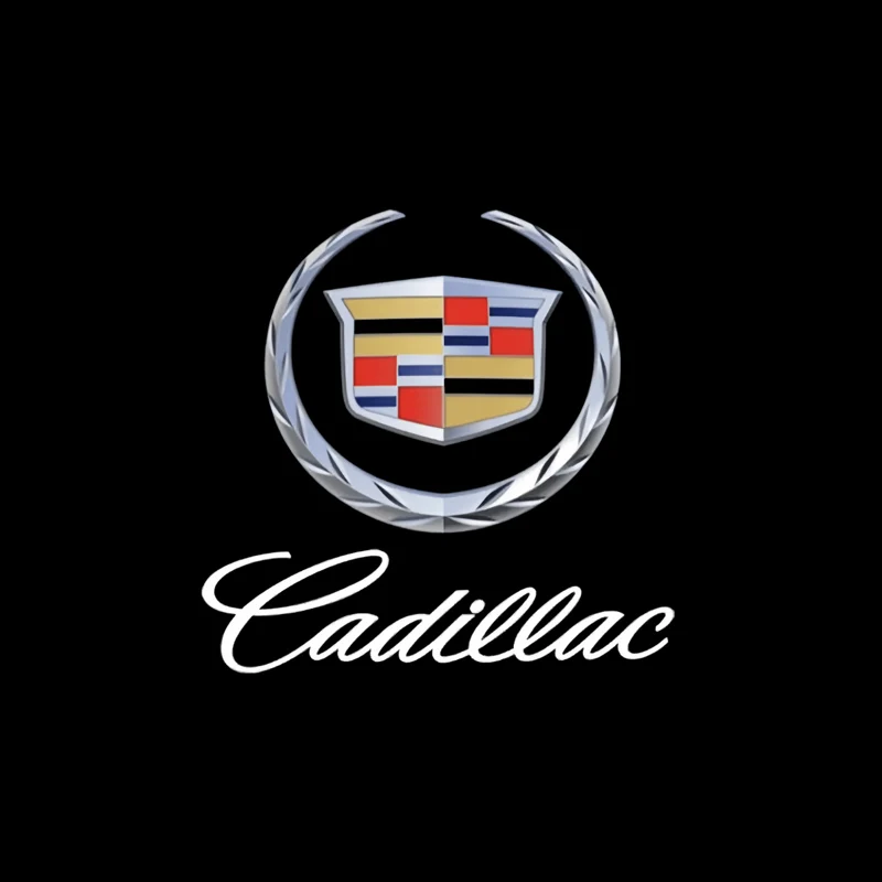 

2 шт. для Cadillac Logo SRX XT4 XT5 XT6 ATS XTS CTS CT6 Автомобильный светильник для двери Добро пожаловать Призрачная тень Лампа для проектора Призрачная лампа