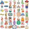 100pcs Cute Korean Bear Stickers Vinyl Waterproof Stickers for Kids Toy Decals for Loptop Water Bottles Skateboard Phone 3