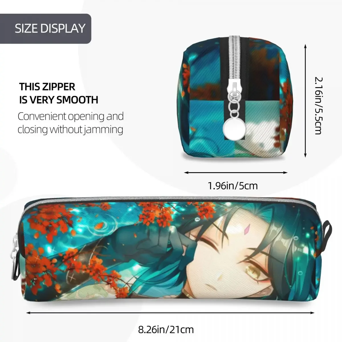 Xiao Genshin ударопрочные расширительные Пеналы держатель для ручек студентов