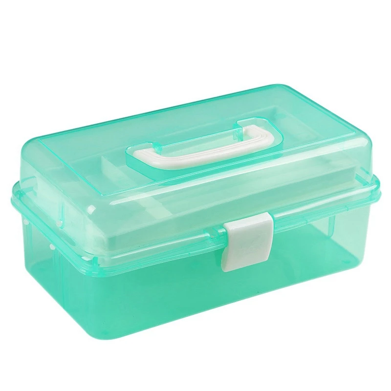 

Ручная настольная коробка для хранения Органайзер для макияжа ювелирные изделия Контейнер для лака для ногтей чехол для инструментов для м...