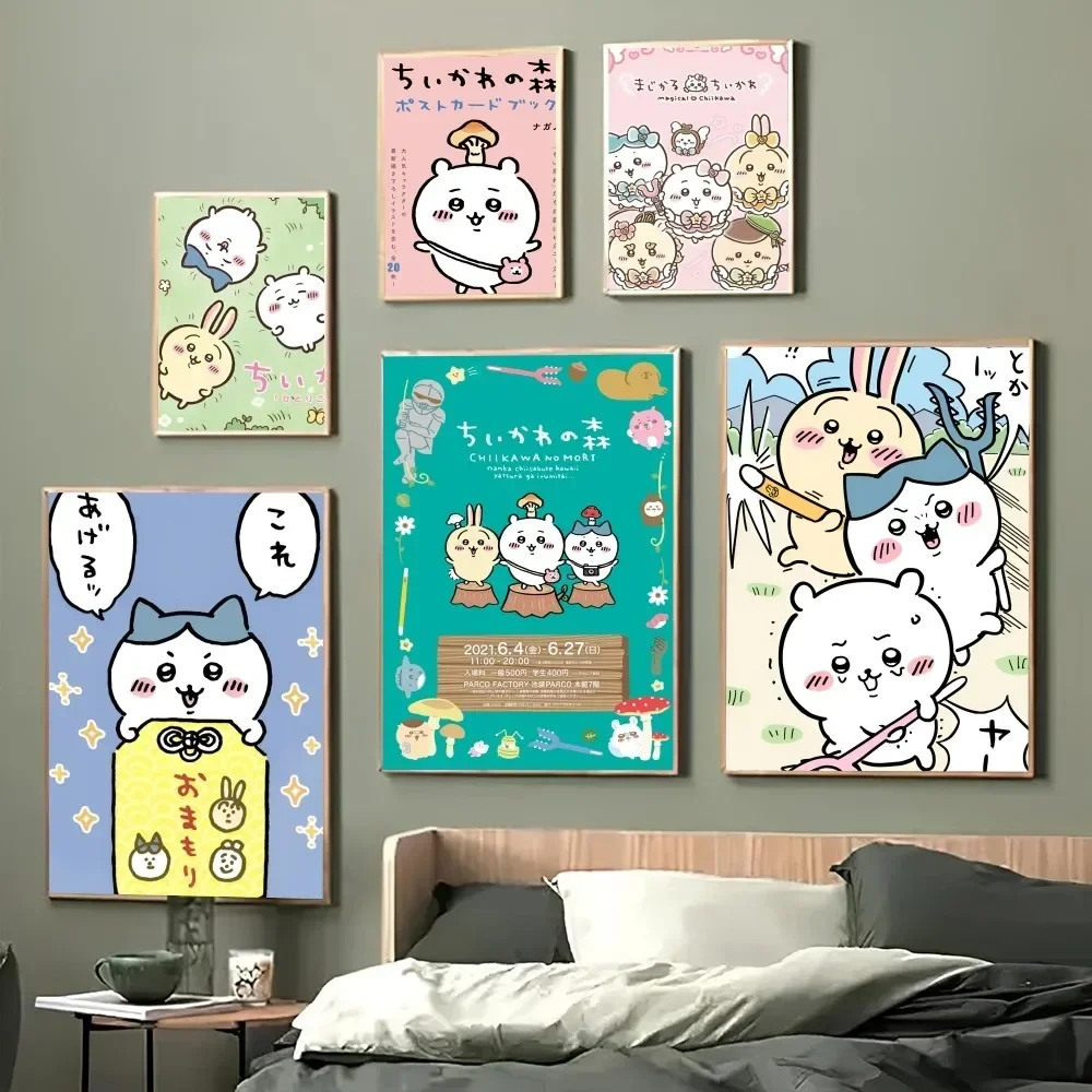 1 Шт. Популярный Милый Постер A-chiikawa С Японским Персонажем Современный Стиль