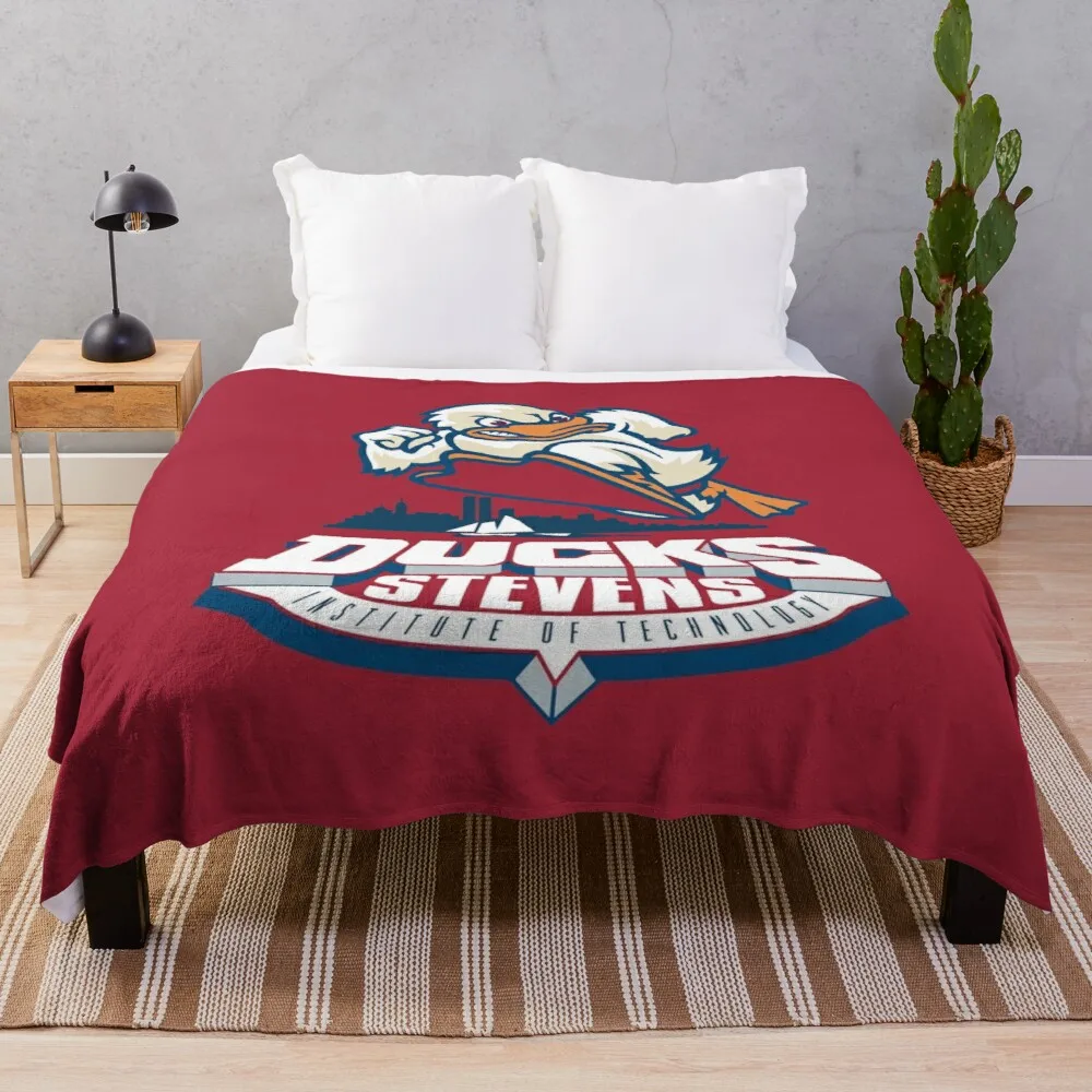 

Stevens Institute of Technology Throw Blanket Fashion Sofa Blankets Microfiber Fabric Woven Blanket Goods For Home And Comfort