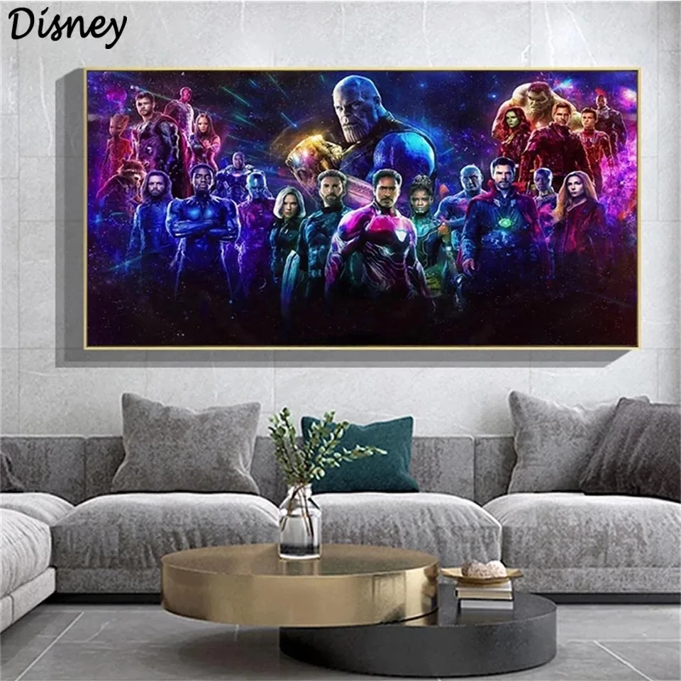 

Disney Diamond Mosaic Marvel Avengers Black Widow Figure Painting Movie Rhinestones 5D DIY Diamond Painting Cross Ctitch Kits