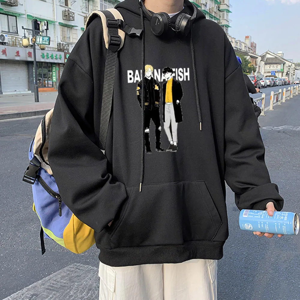 

Japanese Banana Fish Ash Lynx Printing Hoodie Fashion Loose Casual Hooded Long Sleeve Sweatshirts Unisex Pullover Sudaderas