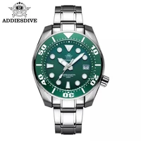 addies dive mens diving watch nh35 automatic movement bgw9 super luminous watch 200m waterproof 316l stainless steel watches