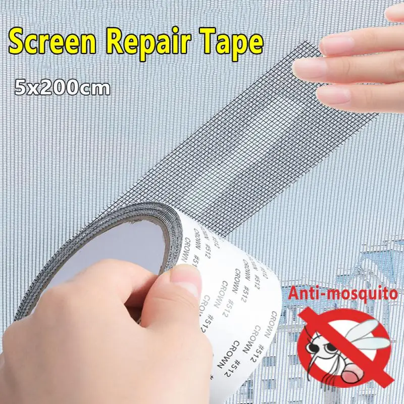 

Window Screen Repair Tape Stickers Fix Net Mesh Window Screen For Home Anti Mosquito Fly Bug Repair Screen Patch Stickers