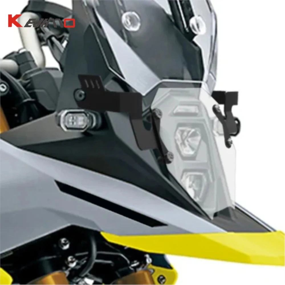 Фото Защитная накладка на фару для Suzuki V-Strom 800 DE 2023-2026, акриловая защита фары, запчасти для мотоцикла V-Strom 800DE №1