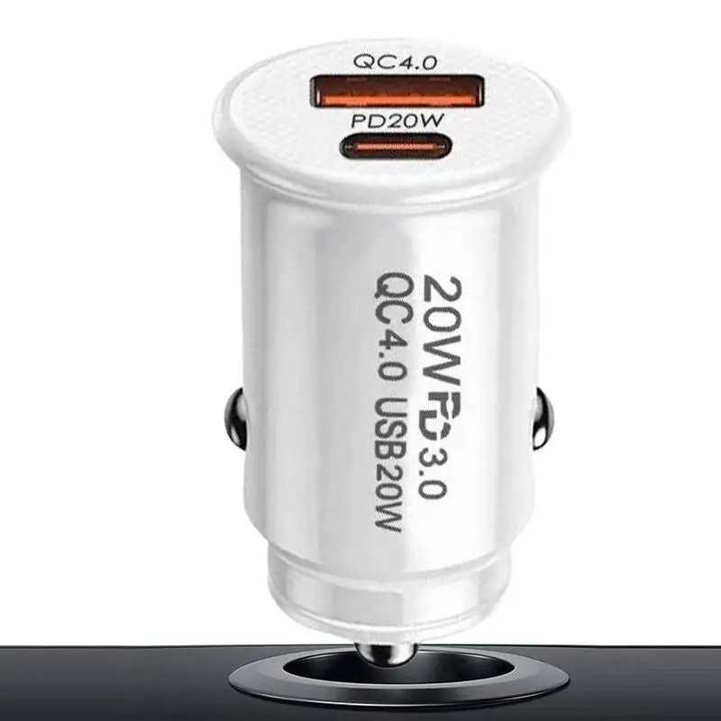 Автомобильная зажигалка с USB-адаптером типа C быстрая зарядка QC4.0 автомобильные