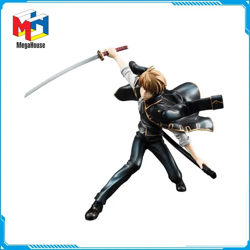 

Em Estoque Original Megahouse Authentic Assembled Model GINTAMA Okita Sougo Action Figure Collection Model Toys for Kids Gift