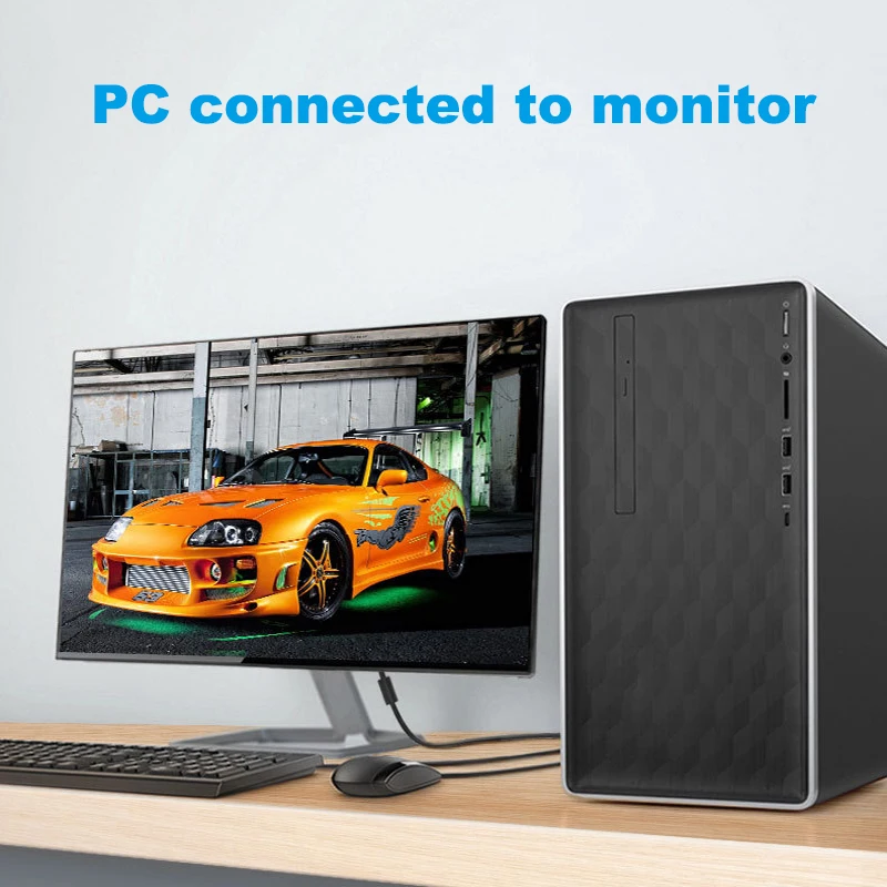 Двунаправленный адаптер Jasoz с DVI на HDMI совместимый интерфейсом внешний конвертер