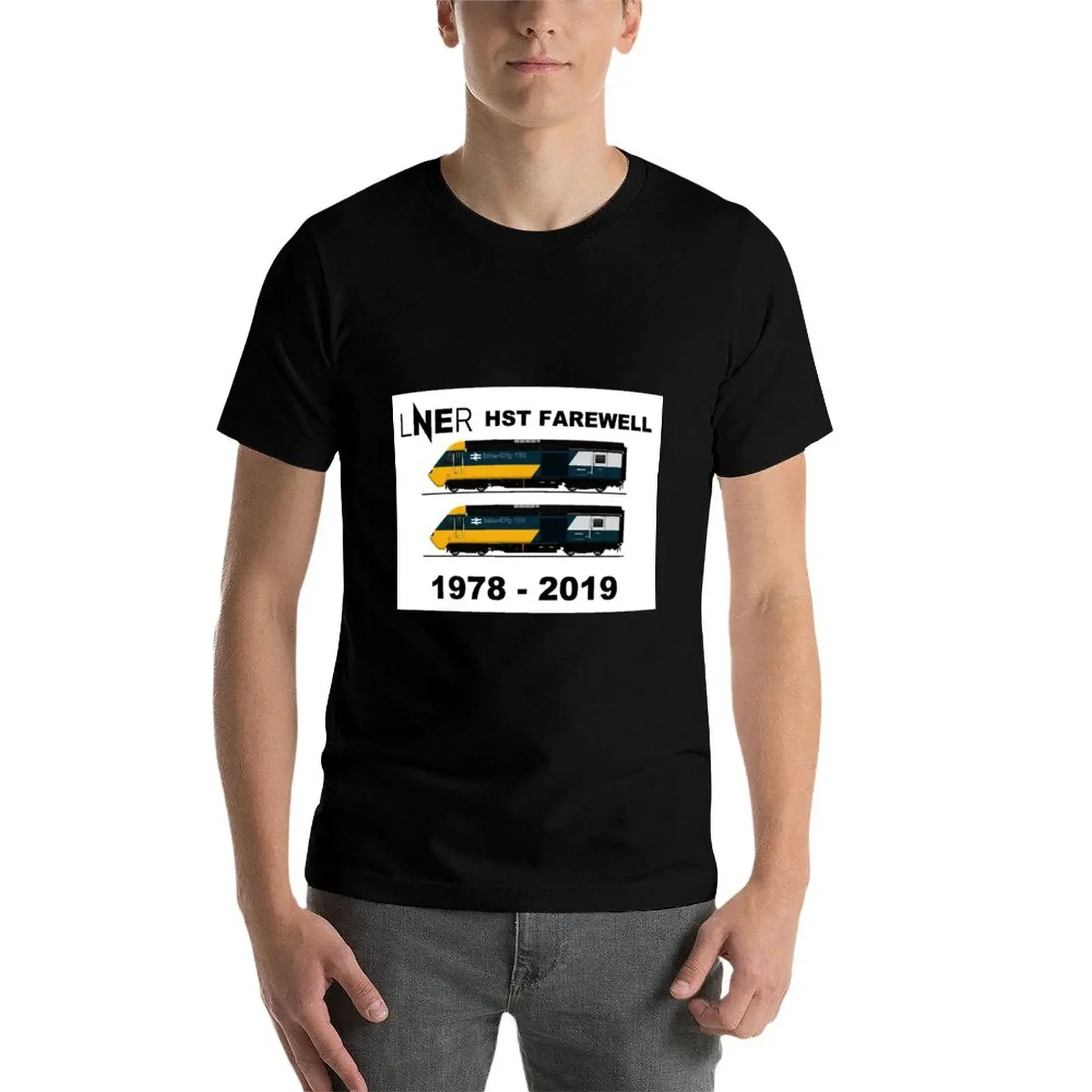 Футболка LNER HST FAREWELL футболки с аниме белая хлопковая футболка для мальчиков