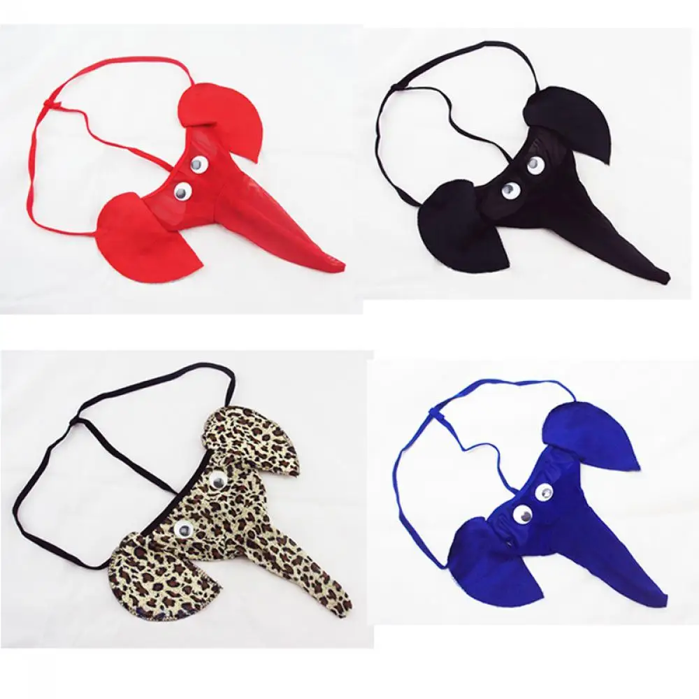 Сексуальные трусики нижнее белье с Т-образной спинкой стринги со слоном