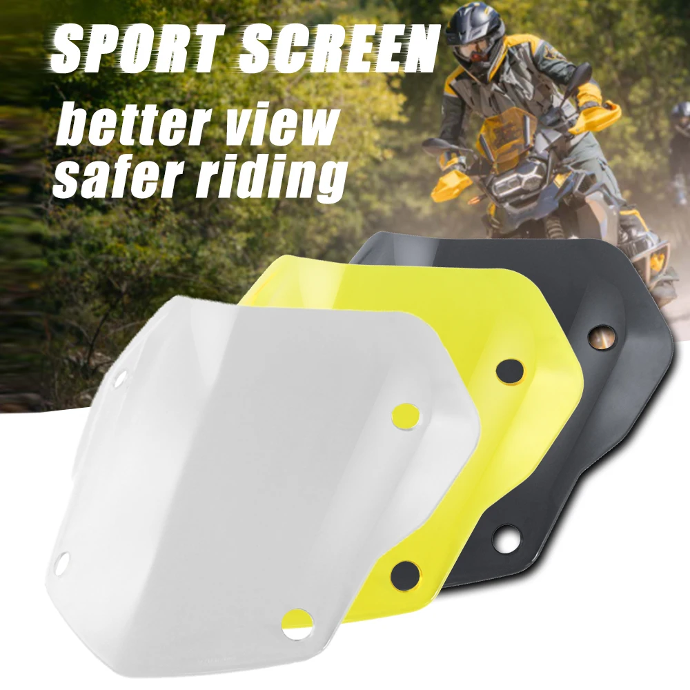 

Sport Screen Windshield Windscreen For BMW R1250GS R1200GS Adventure R 1250 GS ADV 2013-2021 Motorcycle Wind Deflector Protector