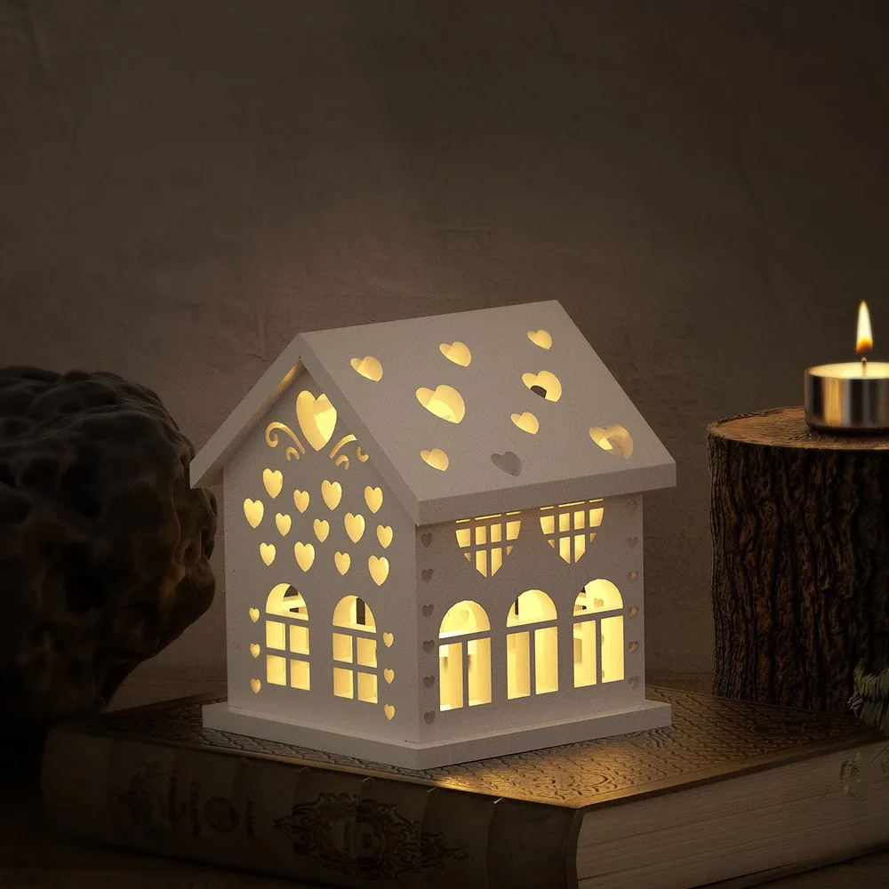 3d дом подсвечник силиконовая форма Diy сращивание дисплей комната ночник орнамент дом любви чайные свечи подсвечник формы
