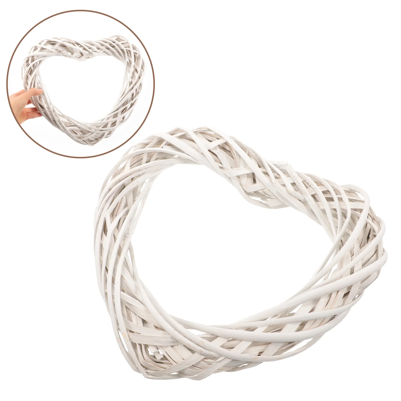 Грейвейн гирлянда венок сердце обруч держатель для украшения дома календарь из