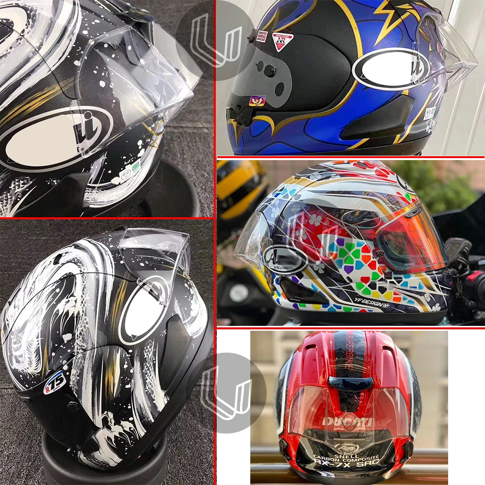Подходит для ARAI RX7X RX-7X специальный задний шлем мотоцикла декоративный спойлер