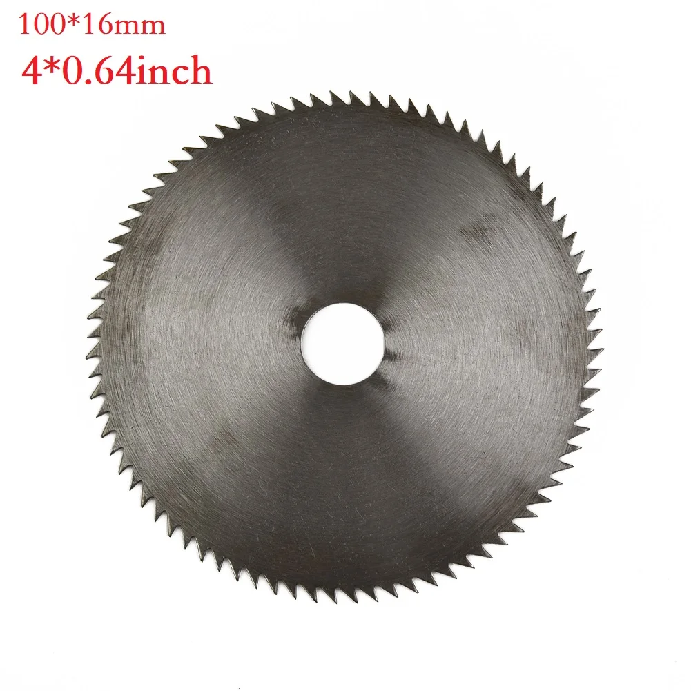 

100mm Saw Blade 65# Steel 4 Inch Steel Circular Bore Diameter 16/20mm Wheel Cutting Disc Fast Cutting Wood Sharp Teeth No Rust