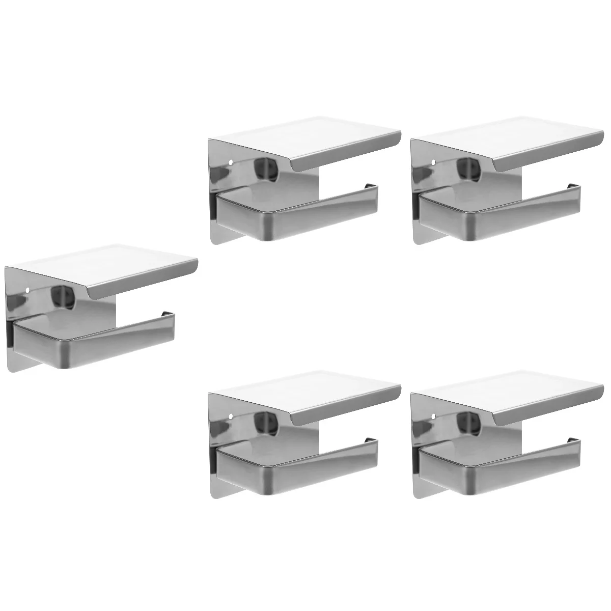 

5pcs Holder Rack Multipurpose Bathroom Storage Shelf