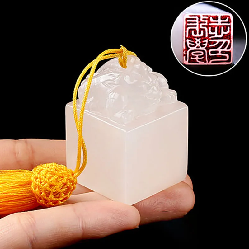 

Традиционная китайская печать с именем под заказ, Счастливое животное, пиксиу фэн-шуй, резьба, скульптура, искусственная для каллиграфии и ж...