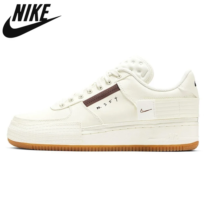 

Authentic Nike Air Force 1 N354 AF1 Men Women Low Skateboarding Shoes Sail Gum Outdoor Sports Running Sneakers 36-45