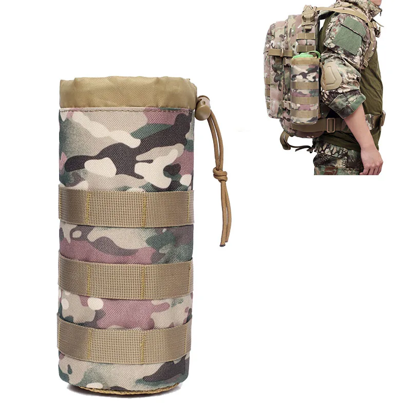 

Тактическая Сумка для бутылки с водой, военная уличная сумка для путешествий, кемпинга, пешего туризма, рыбалки, охоты, переноска для чайник