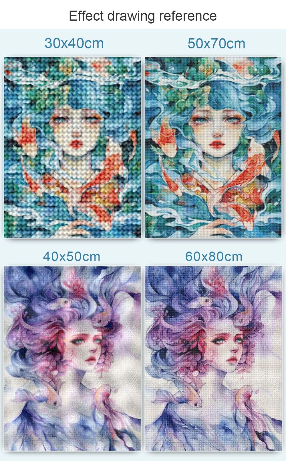 Алмазная живопись Sahuna Milim Nava Набор для вышивки крестиком из аниме алмазная