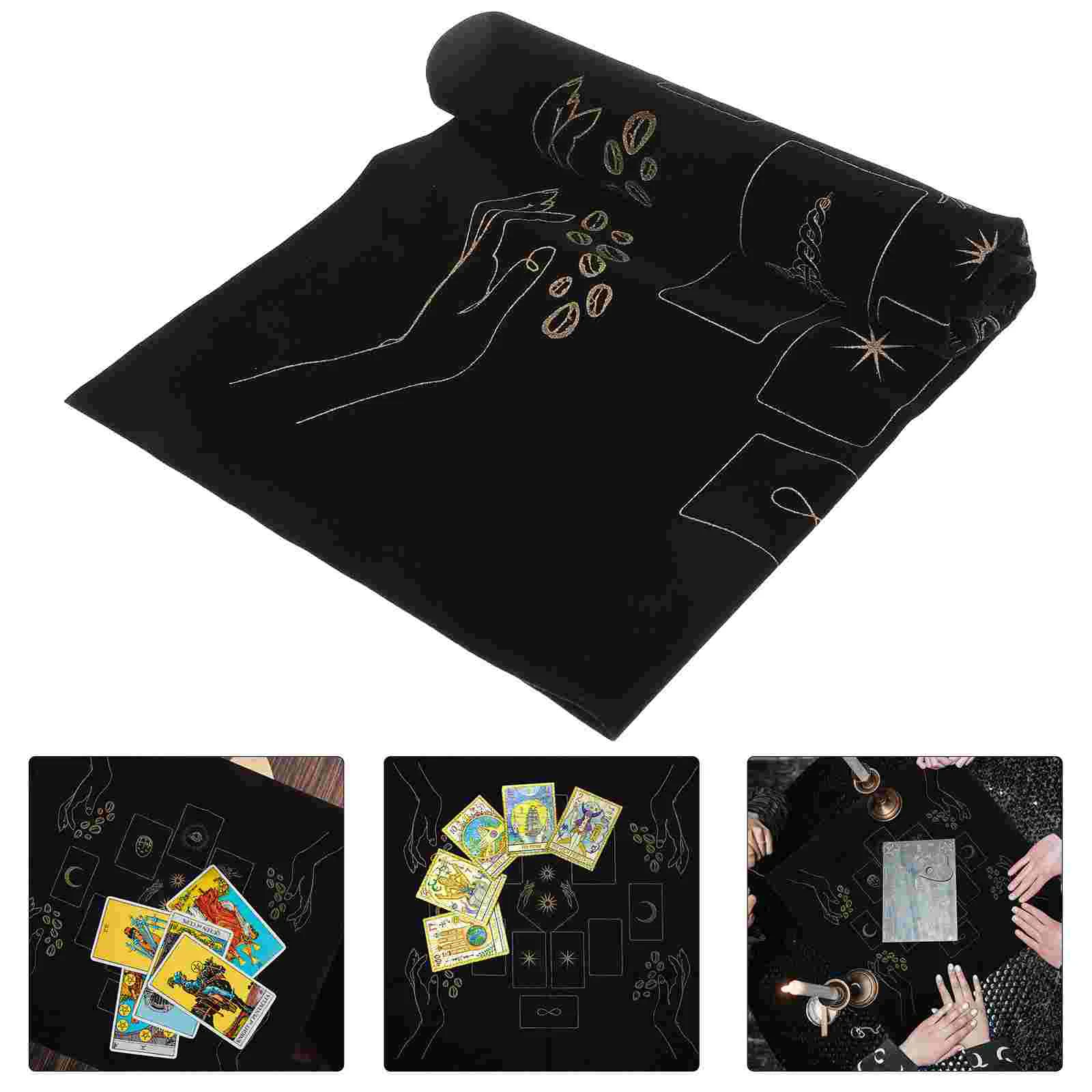 

1 Set Tarot Divination Tablecloth Tarot Tablecloth Tarot Cloth Tarot Table Decoration Divination Tablecloth