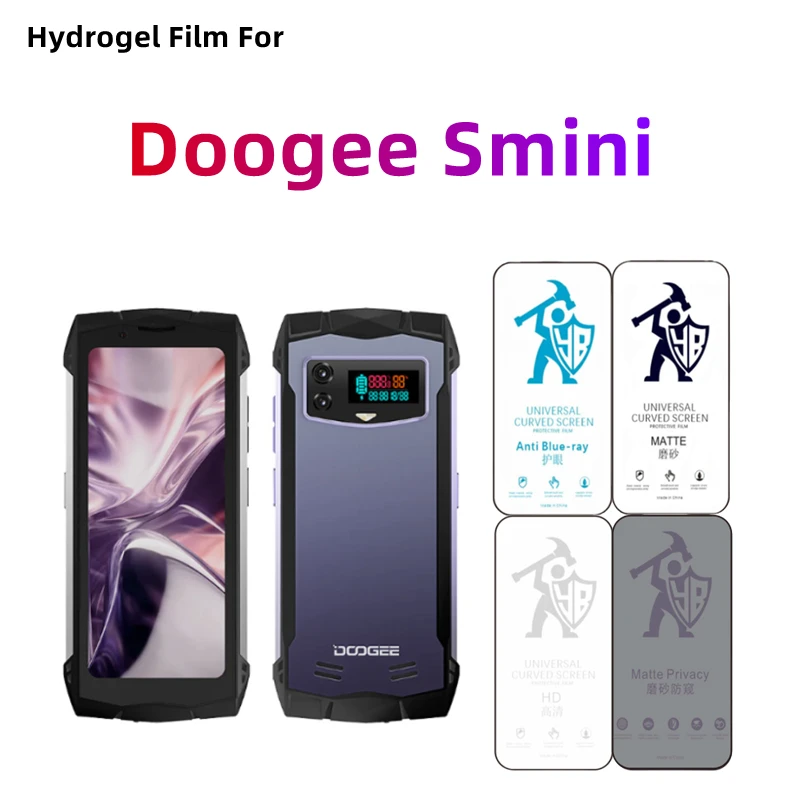 2 шт. матовая гидрогелевая пленка для Doogee Smini HD Защитная экрана ухода за глазами