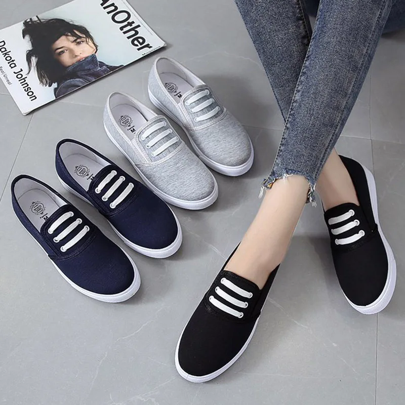 

Women LoafersSlip on Flat Shoes Ladies Black Loafer Black Woman Sneakers Casual Shoes Flats Non-slip Espadrilles