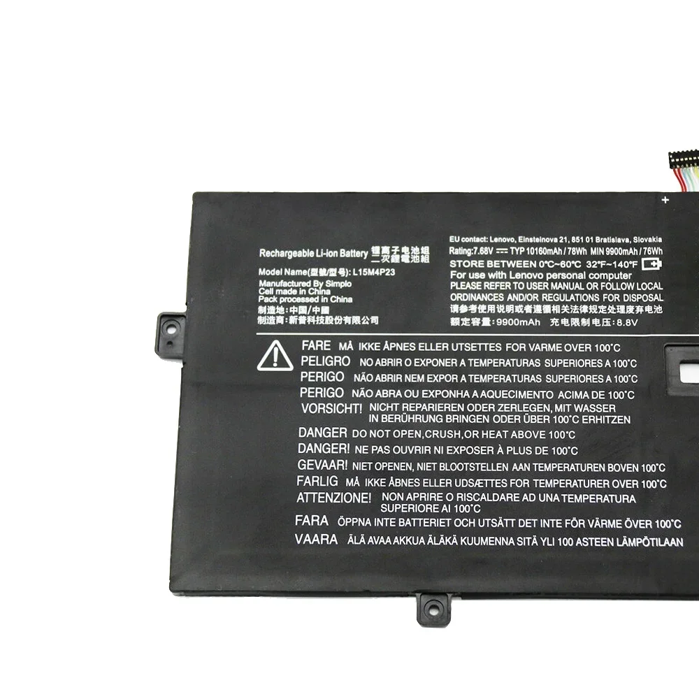 SHUOZB L15M4P23 аккумулятор для ноутбука Lenovo Yoga 910-13IKB 910 13 80VF 5 Pro (512G) серии L15C4P21 L15M4P21 L15C4P22