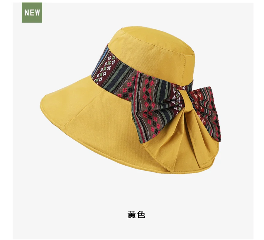 Шляпа в этническом стиле для рыбаков детская складная большая шляпа от солнца