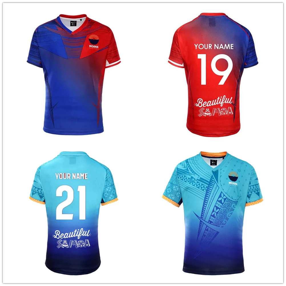 

Custom name and number 2022 MOANA rugby jersey HOME away rugby shirt
