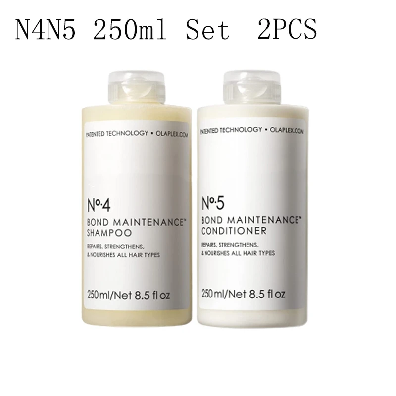 

2PCS Olaplex No.4/No.5 Set 250ml Hair Shampoo Conditioner Repair Strengthens All Hair Treatment Structure Restorer Hair Care