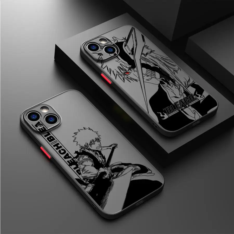 Чехол для телефона с изображением аниме BLEACH Kurosaki Ichigo Xiaomi Mi 13 14 Lite 11 12T Pro 11T 9T 12X 12 10T