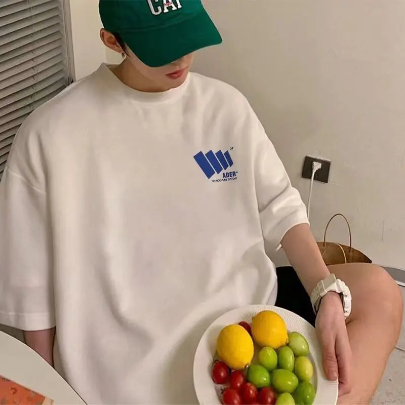 

Футболка с надписью Ader Error для мужчин и женщин, хлопковая футболка с надписью Adererror 2021