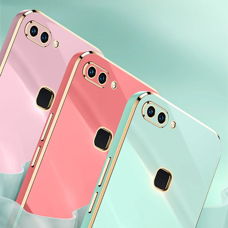 Роскошный чехол с кольцом-держателем для VIVO X20 Plus X20A Global мобильный телефон задняя