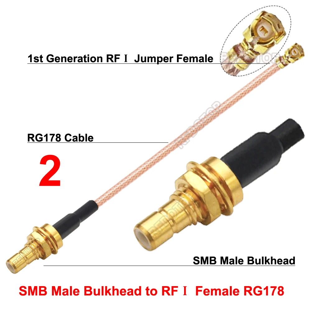 

Wi-Fi антенна RFDOTOP SMB-uFL/IPX1/MHF4 1/4 поколения RG178