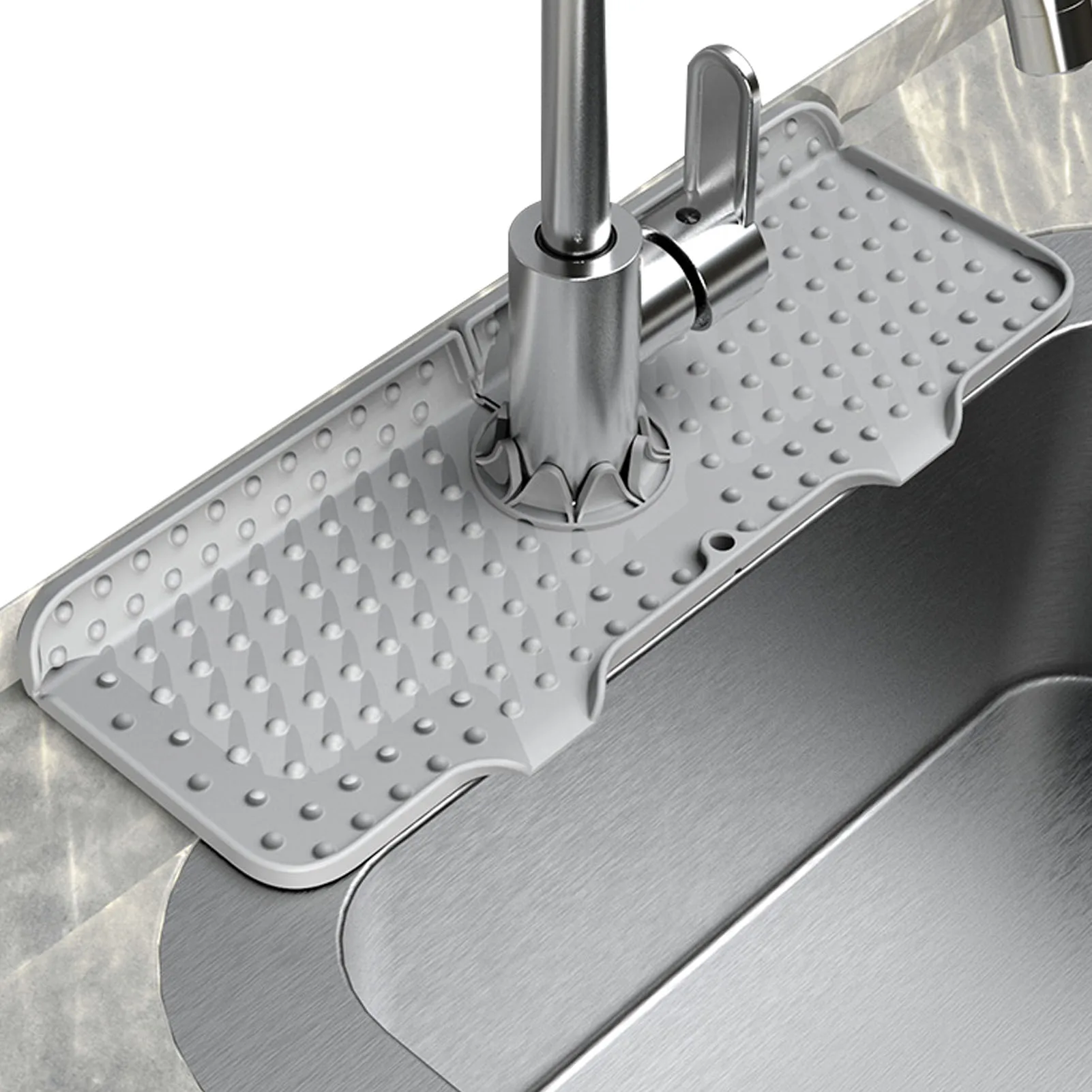 

Силиконовые коврики для кухонной раковины, защита от брызг воды, силиконовый коврик для смесителя с защитой от брызг, силиконовый коврик на ...