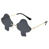 sunglasses for women 2022 frameless driving cycling goggle mushroom sunglasses prom glasses concave shape glasses gafas ciclismo