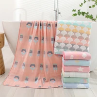 four layer gauze bath towel cotton lovely extra large towel men and women lovers wrap towel quick drying absorbent bath towel