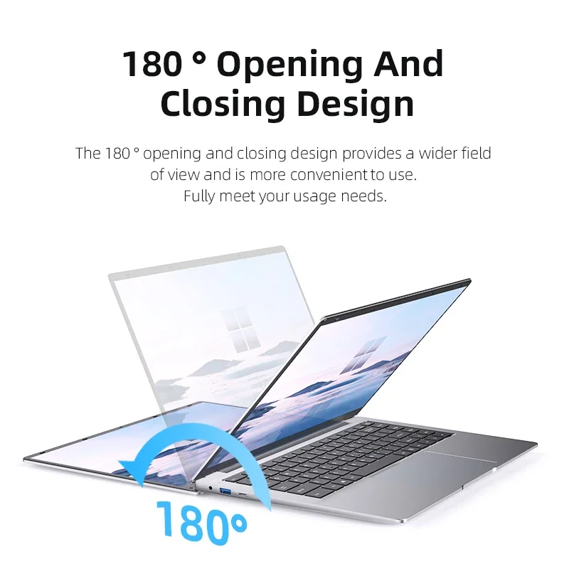 Фото Ноутбук 2025 года, Windows 11, ноутбук 14,1 дюйма, Intel Core i7 7500U, 12 ГБ DDR4, 512 ГБ, 1 ТБ SSD, 1920*1080P, офисный учебный ПК, компьютер №4