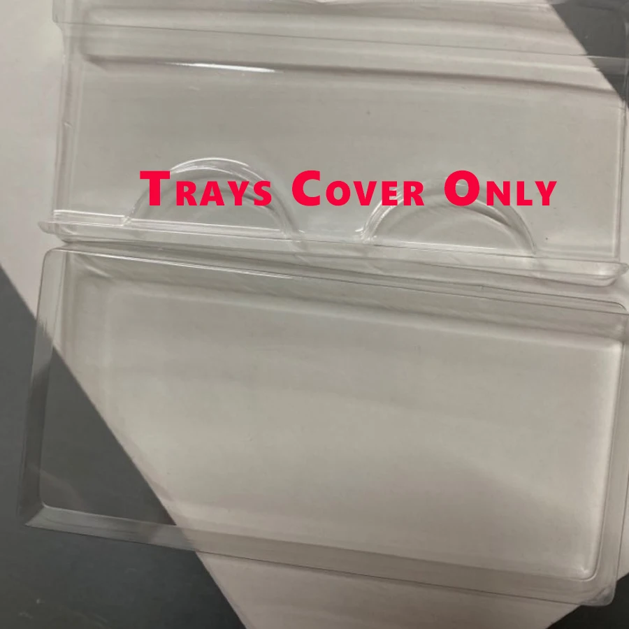 

Plastic Lash Trays Cover Wholesale 50/100Pcs Mink Transparent 8-25mm Empty Clear Lashes Holder Eyelash Packaging Box Case Bulk