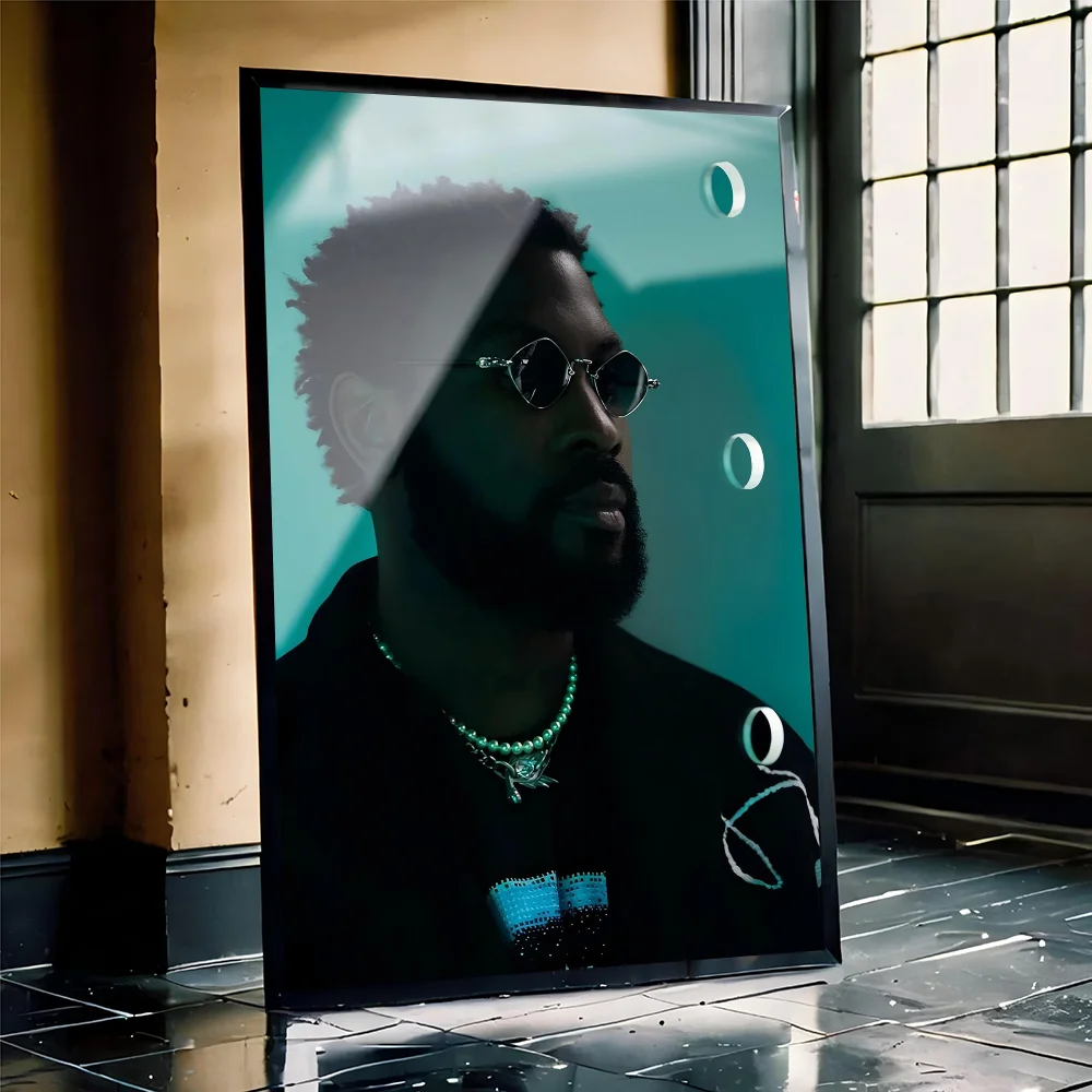 Damso Qalf Rapper Classic Vintage Posters Room Home Bar Cafe Decor Nordic