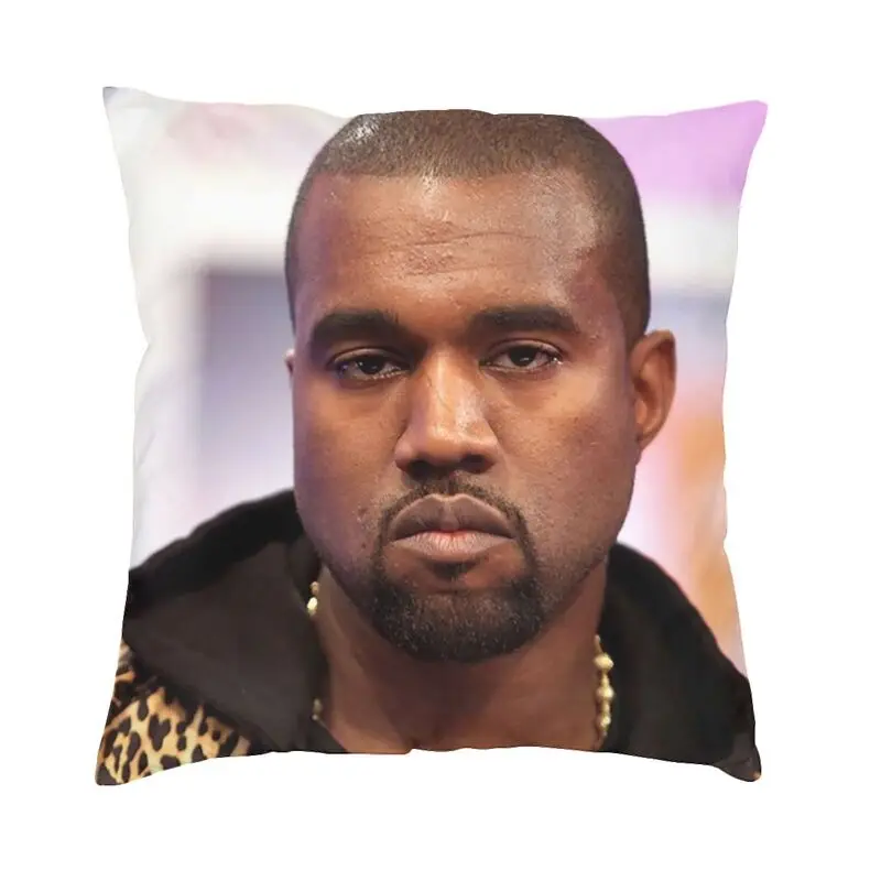 

Luxury Singer Kanye West Cushion Covers 45x45 Soft Throw Pillow Case for Sofa Car Square Pillowcase Home Decorative