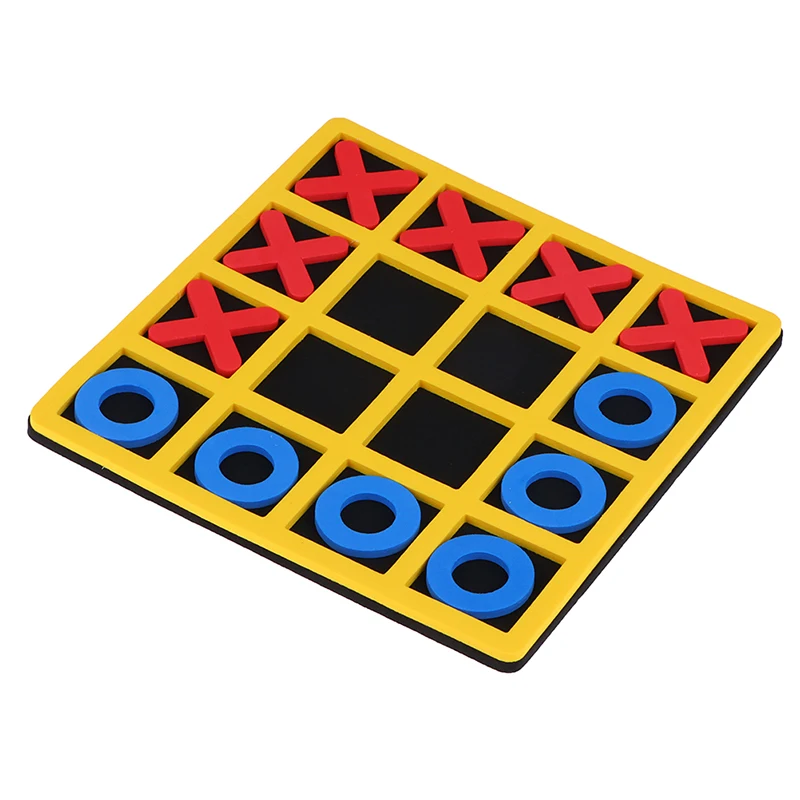 

Tic-Tac-Toe Toy Puzzle Game Strategy XO Chess Noughts And Crosses Kids Children Board Games Indoor Playing Entertainment