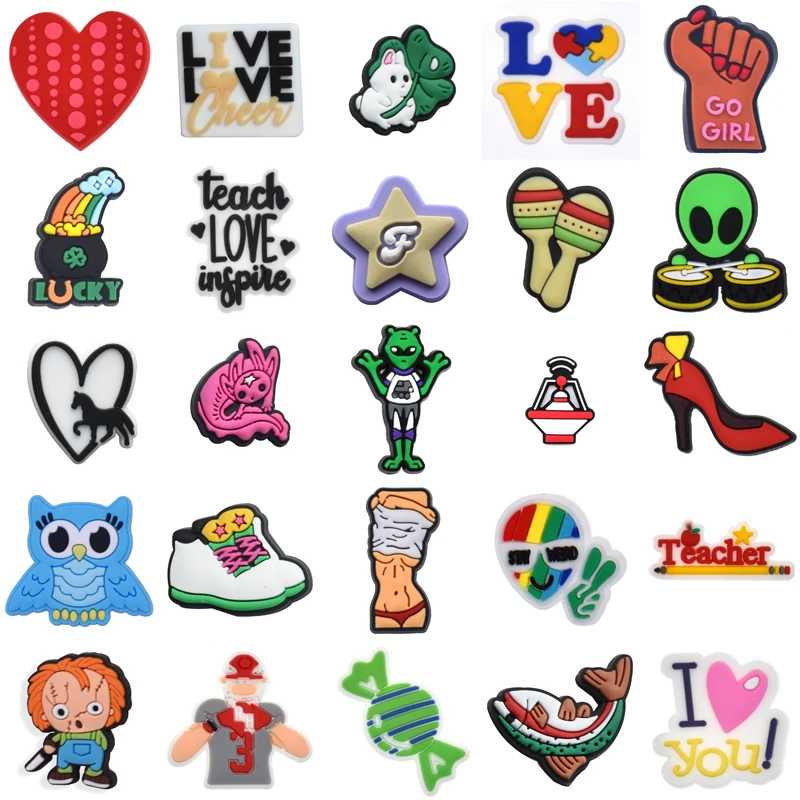 

Булавки рождественские подарки для Croc очаровательные джинсы дизайнерские женские для Crocs Подвески Новые летние украшения детская обувь ак...